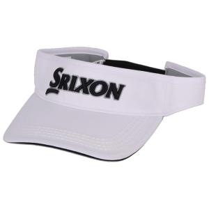 ダンロップ SRIXON スリクソン メンズ ツアープロモデル サンバイザー SMH3331X ホワイトブラック ゴルフウェア 2023年モデル 有賀園 ゴルフ｜arigaen