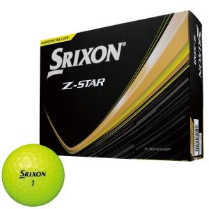 2025年モデル ダンロップ SRIXON スリクソン Z-STAR ゼットスター ゴルフボール 1ダース（12球入り） プレミアムパッションイエロー