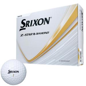 2025年モデル ダンロップ SRIXON スリクソン Z-STAR ◆ ゼットスター ダイヤモンド ゴルフボール 1ダース（12球入り） ホワイト