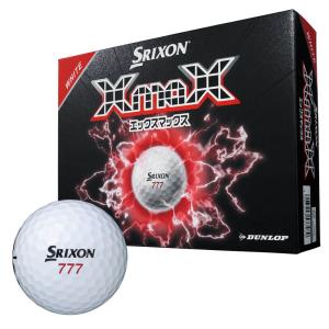新作 2026年モデル ダンロップ　SRIXON スリクソン XmaX エックスマックス ゴルフボール　1ダース（12球入り）　ホワイト