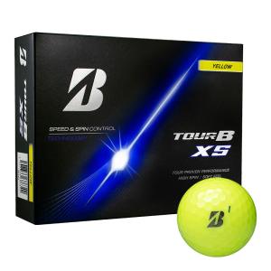 新作 2026年モデル ブリヂストン TOUR B XS ツアーB エックスエス ゴルフボール 1ダース（12球入り）　イエロー