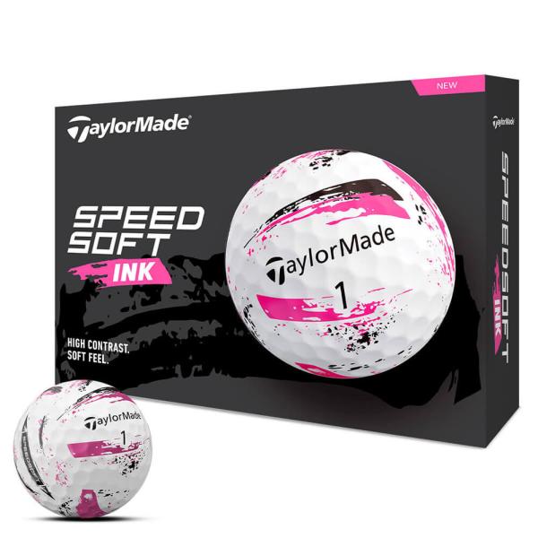 2024年モデル テーラーメイド SPEED SOFT INK スピードソフト インク ゴルフボール...