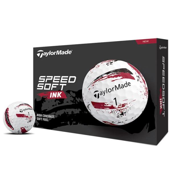 2024年モデル テーラーメイド SPEED SOFT INK スピードソフト インク ゴルフボール...