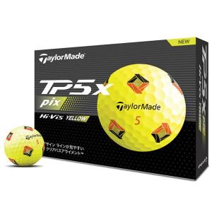 TaylorMade TP5Xpix 2024 イエロー 2ダース 24個セット TaylorMade 2024年モデル テーラーメイド TP5 ティーピー