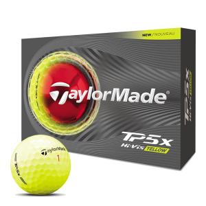 新作 2026年モデル テーラーメイド　TP5x ティーピーファイブエックス ゴルフボール　1ダース（12球入り）　イエローゴルフ