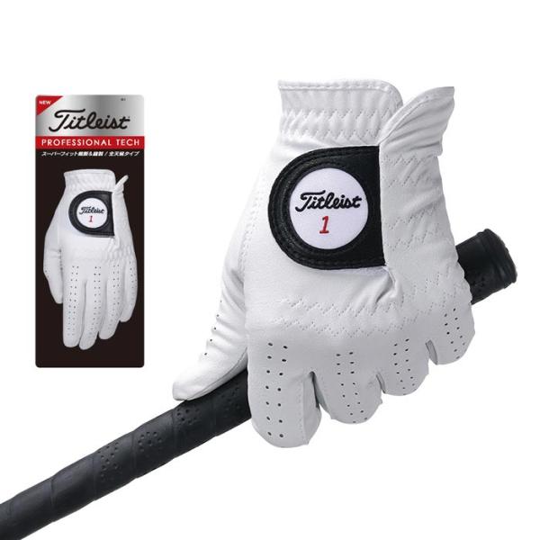 タイトリスト メンズ PROFESSIONAL TECH プロフェッショナルテック ゴルフグローブ ...
