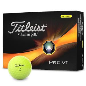 2023年モデル タイトリスト PRO V1 プロV1 ゴルフボール 1ダース 12球入り イエロー 有賀園 ゴルフ｜有賀園ゴルフモール A-NET