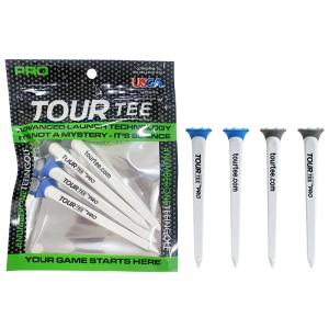 TOUR TEE PRO ツアーティー プロ T-489 130 ブルー×グレー 有賀園 ゴルフ｜arigaen