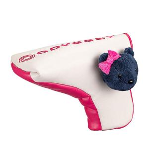 2023年モデル オデッセイ Bear Blade Putter Cover ベア ブレード パターカバー FW 23 JM 5523154 ネイビー 有賀園 ゴルフ｜arigaen