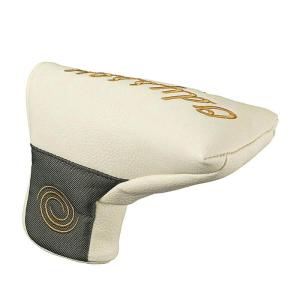 2023年モデル オデッセイ メンズ Casual Blade Putter Cover カジュアル ブレード パターカバー FW 23 JM 5523169 ホワイト/カーキ 有賀園 ゴルフ｜arigaen