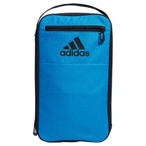 2022年モデル アディダス メンズ シューズ バッグ AG SHOE BAG BW595 HJ9681 ブライトブルー ブラック 有賀園 ゴルフ