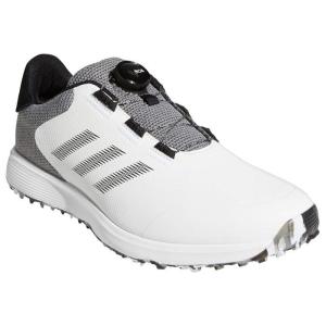 n 値下げ品 アディダス メンズ S2G SL BOA ボア スパイクレス ゴルフシューズ KZK60 FW6312 フットウェアホワイト コアブラック グレースリー 2022年モデル