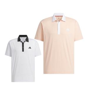 セール♪ アディダス メンズ バックグラフィック 半袖 ポロシャツ KVH32 ゴルフウェア 2025年春夏モデル 50％OFF ゴルフ
