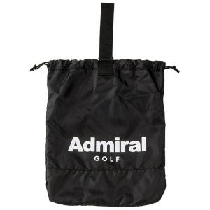 2023年モデル アドミラル ロゴプリント 巾着 シューズケース ADMZ3AE2 10 ブラック 有賀園 ゴルフの商品画像