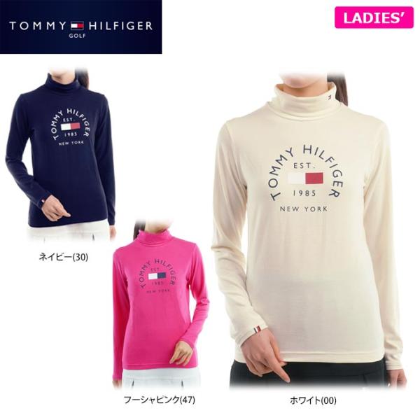 値下げ品 トミー ヒルフィガー ゴルフ レディース ピーチ起毛 長袖 ハイネックシャツ THLA28...