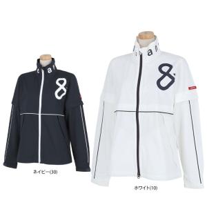 アンパスィ レディース 軽量 ストレッチ 2WAY レイン ブルゾン AFS1803R1 ゴルフウェア 2023年モデル ゴルフ