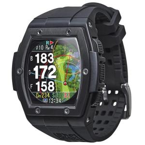 n 値下げ品 ショットナビ 腕時計型GPSゴルフナビ Shot Navi クレスト Crest ブラック 有賀園 ゴルフ