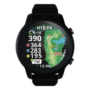 ショットナビ 腕時計型GPSゴルフナビ Shot Navi VELLIX V14 べリックス 1.43インチ AMOLED ブラック ゴルフ