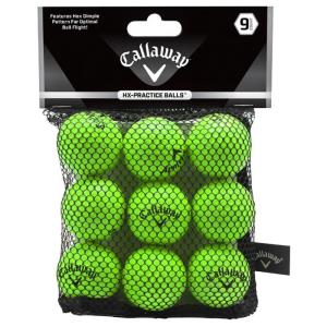 キャロウェイ HX PRACTICE BALLS HXプラクティスボール ライム 9個入り 練習用ソフトボール 070021500050 ゴルフ｜有賀園ゴルフモール A-NET