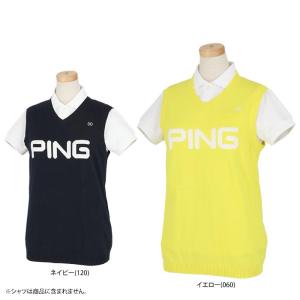値下げ品 ピンゴルフ レディース ロゴジャガード