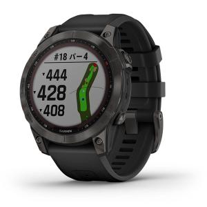 Garmin ガーミン 7 サファイア デュアルパワー 01002540-29 Ti Carbon Gray DLC / Black 有賀園 ゴルフ｜arigaen