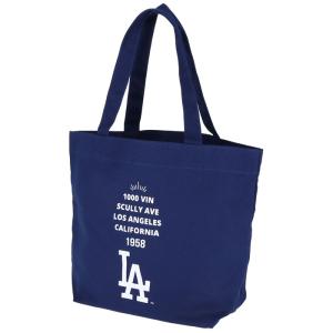 新作 2024年モデル Los Angeles Dodgers MLB ロサンゼルス・ドジャース トートバッグ LA-SCV-03 BLUE ブルー 有賀園 ゴルフ｜arigaen