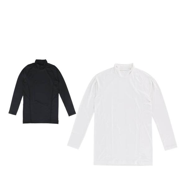 B.V.D. メンズ UVカット ハイネック 長袖 インナーシャツ GR801PS ゴルフ