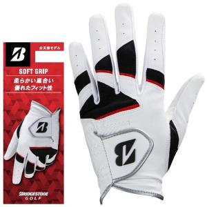 2024年モデル ブリヂストン メンズ SOFT GRIP ソフトグリップ ゴルフグローブ GL2404 WH ホワイト