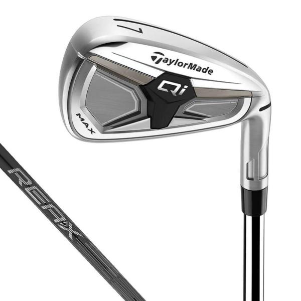 送料無料 2026 テーラーメイド メンズ Qi MAX アイアン 単品 REAX カーボンシャフト
