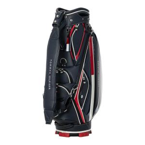 送料無料 2026年モデル トミー ヒルフィガー ゴルフ ユニセックス フェイス カートキャディバッグ THMG6SC2 30 ネイビー