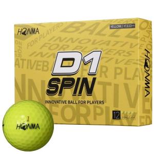 HONMA GOLF（本間ゴルフ） セール♪ D1 SPIN ゴルフボール 1ダース 12