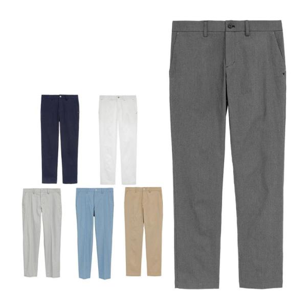 送料無料 キャロウェイ メンズ ハイ ストレッチ ドビー ロングパンツ C25226102 ゴルフウ...