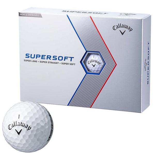 送料無料 2023年モデル  キャロウェイ SUPERSOFT スーパーソフト ゴルフボール 1ダー...