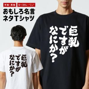 おもしろTシャツ ネタTシャツ 半袖 即日発送 名言 迷言 格言 メンズ レディース キッズ 子供 プレゼント ギフト 巨乳ですがなにか？