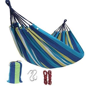 ハンモック 1/2人用 アウトドア200*100cm 耐荷重約200kg 折畳み 軽量 超広い 肌触り良い 野外 部屋 癒し睡眠に効果 収納袋付き コ