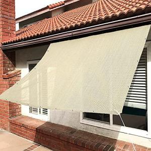 サンシェード ベランダ 日よけシェード 日除けシェード オーニング UVカットバルコニー ウッドデッキ 縁側 ベランダ キャンプ すだれ たてす (2