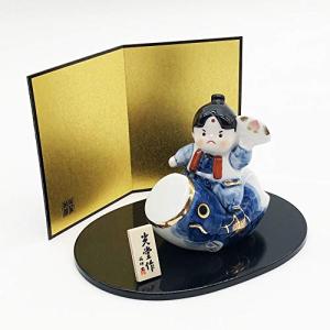 薬師窯 五月人形 端午の節句 染錦 鯉のぼり桃太郎 - 最安値・価格比較