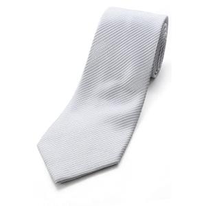 シルバー 定番 SETTLE 慶事用ネクタイ BASICS
