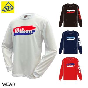 ウィルソン 長袖Ｔシャツ　WRBJ252　W series バドミントン専門店会オリジナル　ユニセックス バドミントン専門店会オリジナル｜arimotospshop