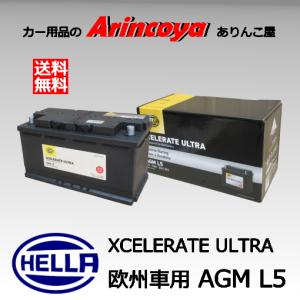 G＆Yuバッテリー 輸入車用AGMバッテリー HELLA AGM L4 Xcelerate Ultra