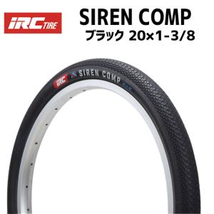 IRC タイヤ SIREN COMP  ブラック 20×1-3/8 185238 BMXレース用クル...