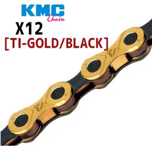 KMC ケーエムシー X12 TI-GOLD/BLACK ゴールド/ジェットブラック 自転車