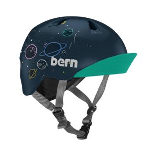 BERN バーン NINO ニーノ Matellic Space Splat メタリックスペーススプラト キッズヘルメット 国内正規品 自転車 送料無料 一部地域は除く｜aris-c