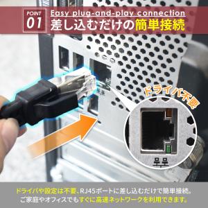 LANケーブル Cat8 40Gbps 20m...の詳細画像3