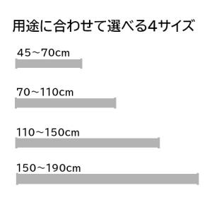取付簡単 つっぱり 伸縮 カーテンレール シン...の詳細画像4