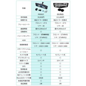 2026 最新 ドライブレコーダー 前後 ミラ...の詳細画像2