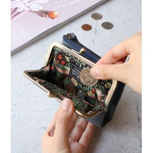 二つ折り財布 がま口小銭入れ 馬蹄 軽量 ふっ...の詳細画像3