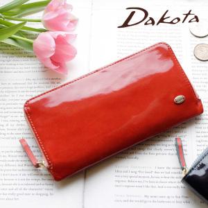 Dakota（ダコタ） 長財布 薄型 ラウンドファスナー グロッソ エナメル