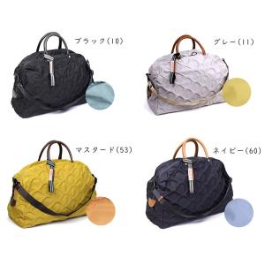 2WAYボストンバッグ 強撥水 軽量 ドット柄...の詳細画像3