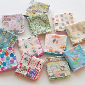 AMICA タオルハンカチ コットンプリント ...の詳細画像2